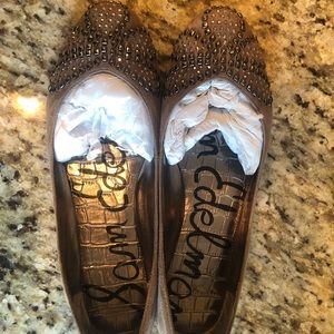 Sam Edelman Tan suede flats